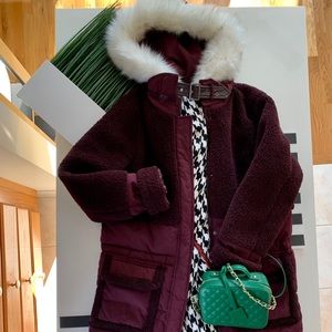 (New) Urbancode London Sherpa Oversized Midi Coat